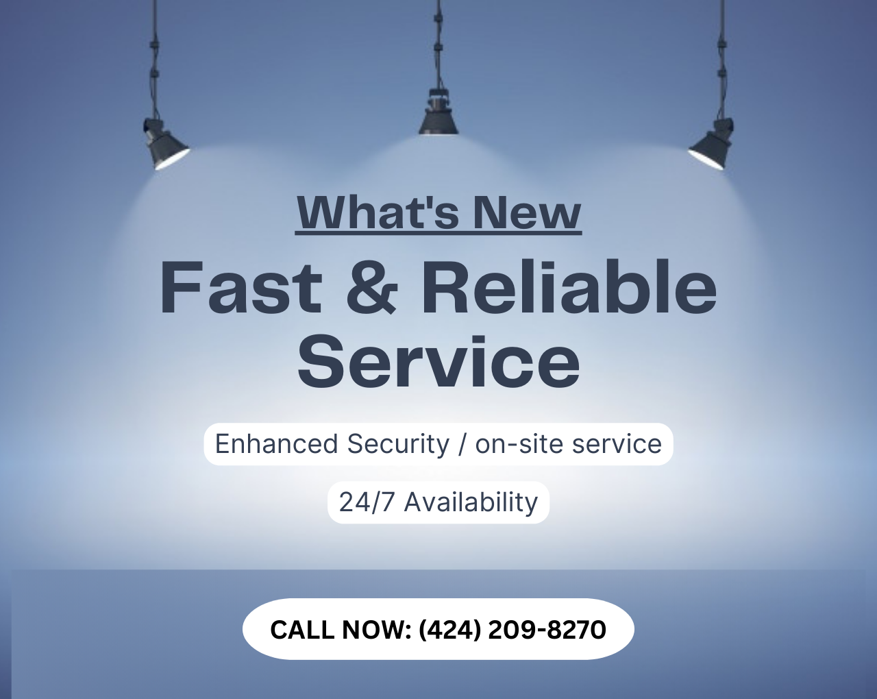 Fast and Reliable Service (1)